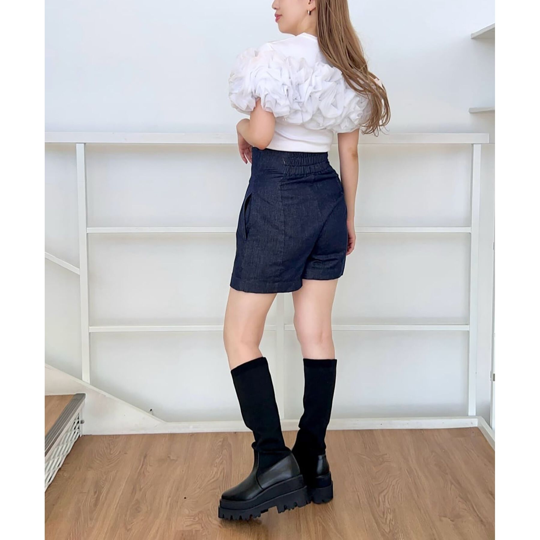 ESPERANZA「ニットロングブーツ」|ショートブーツ|