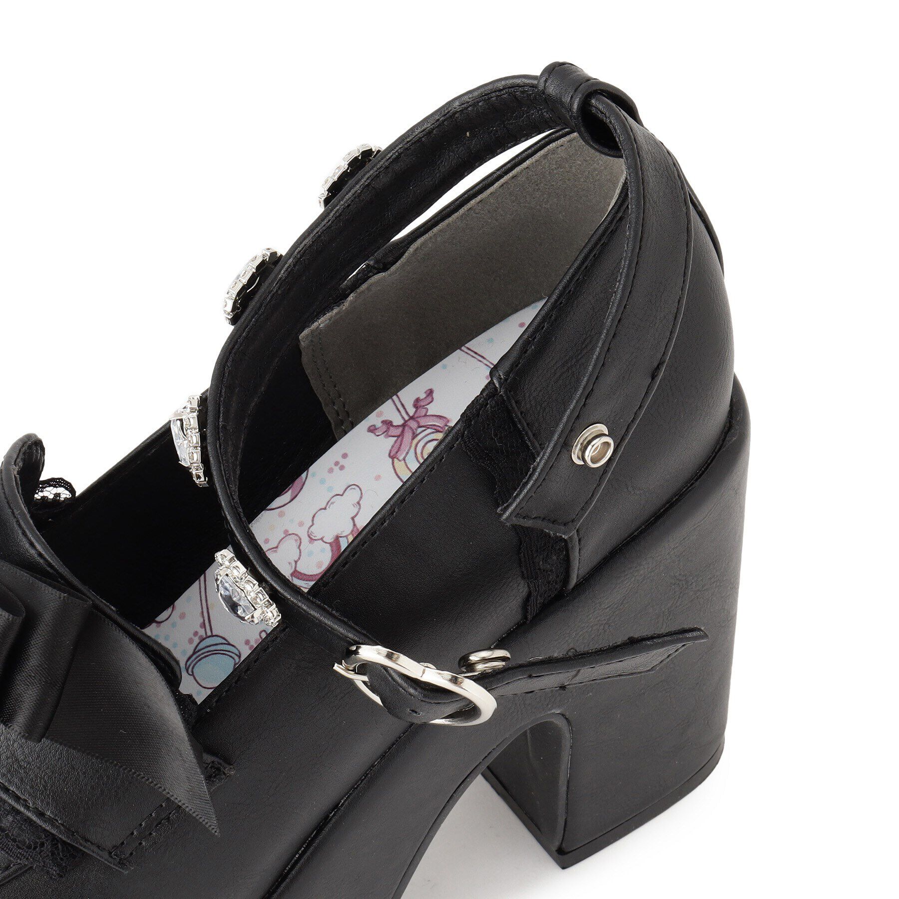 csT&P「厚底リボン付き3WAYキラキラパンプス」|パンプス|