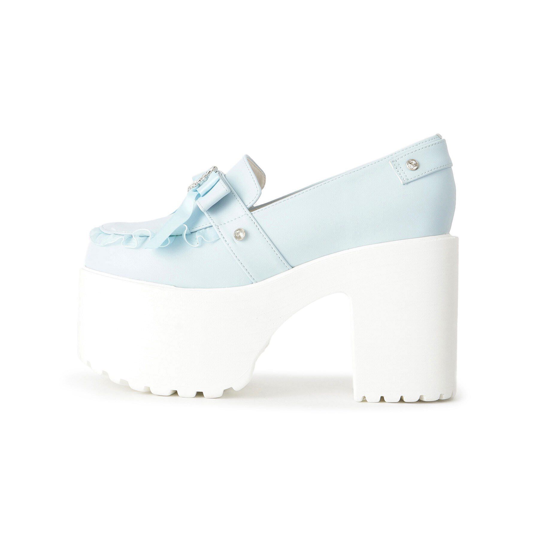 csT&P「厚底リボン付きフリルパンプス」|パンプス|