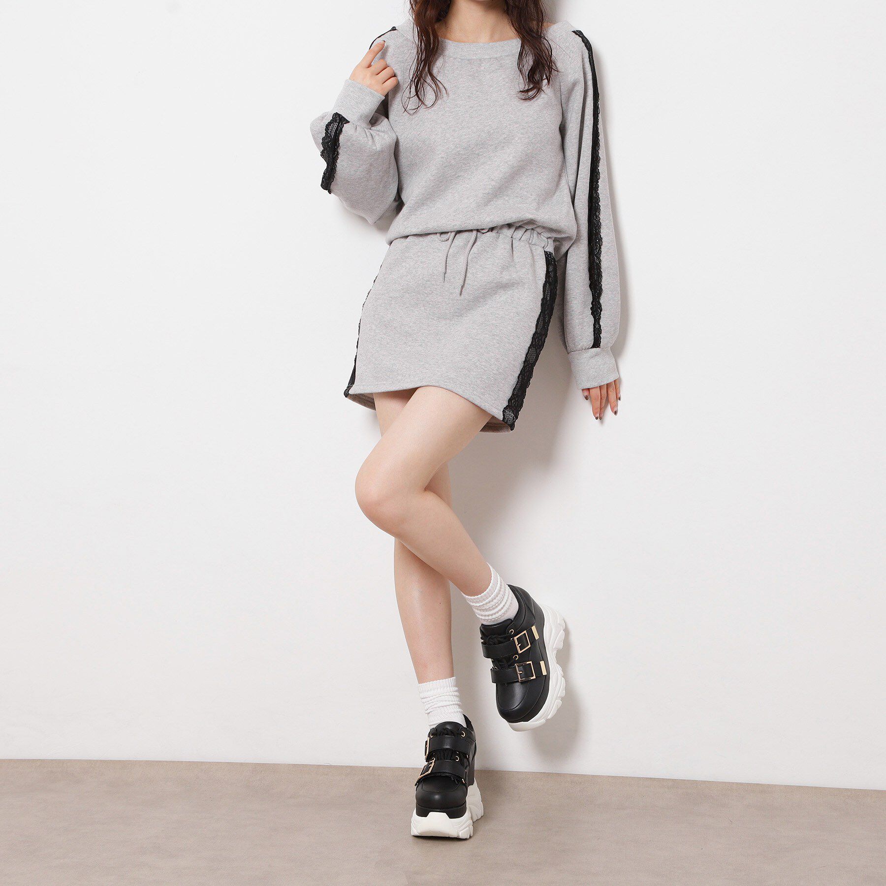 ESPERANZA「ベルテッド厚底スニーカー」|スニーカー|