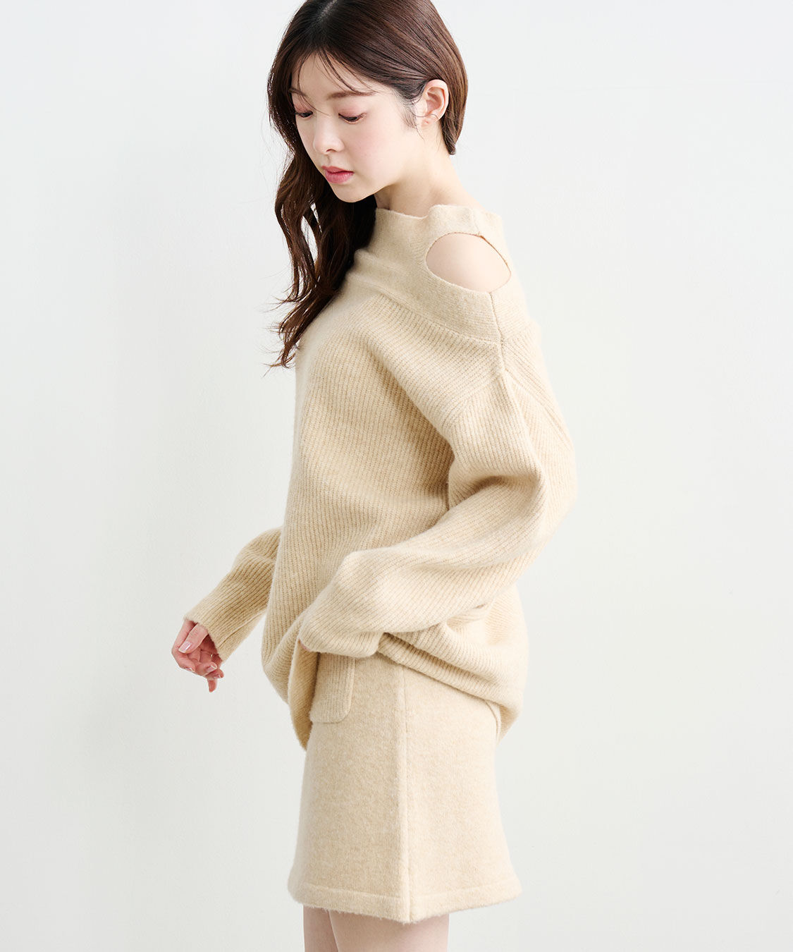 COCO DEAL「ポケットニットミニスカート」|スカート|