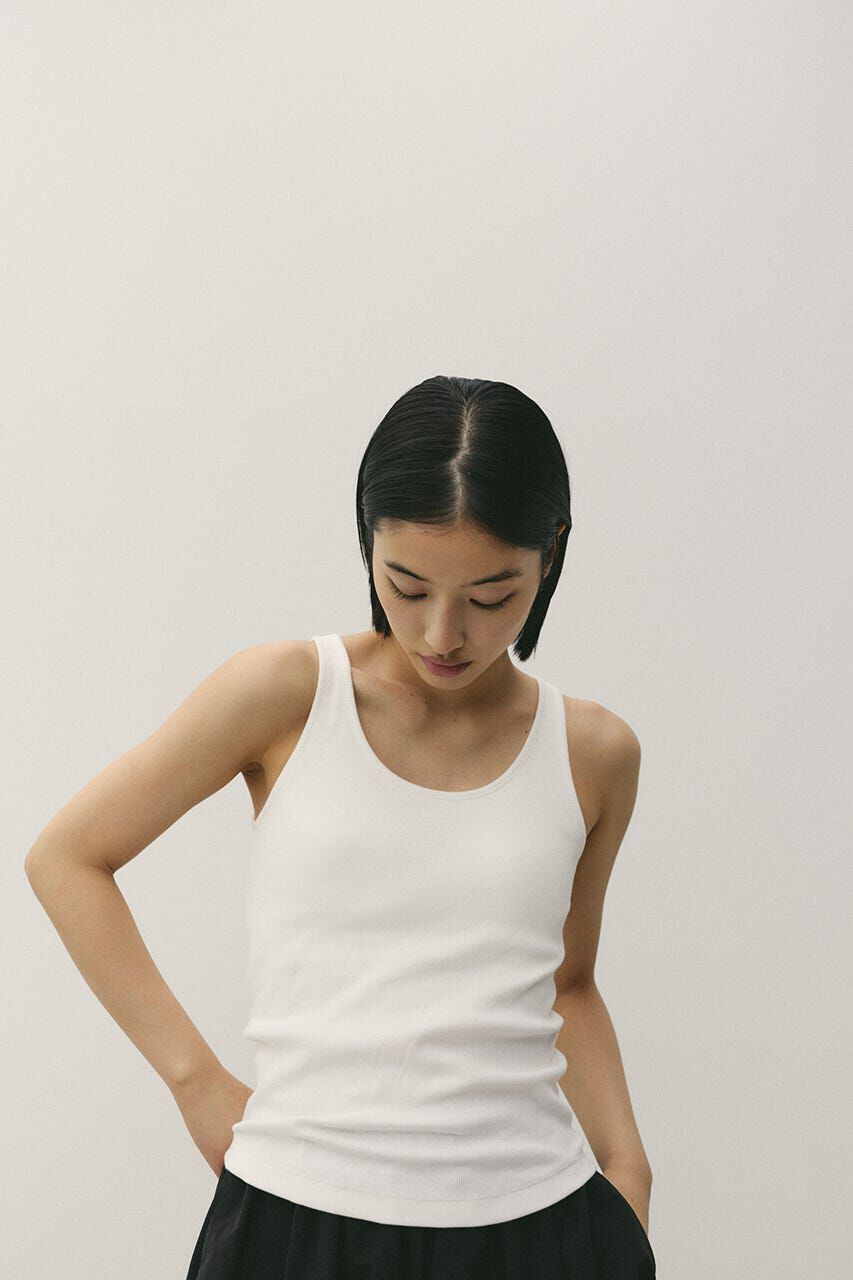 STYLEMIXER「カップ付きリブタンクトップ」|タンクトップ|