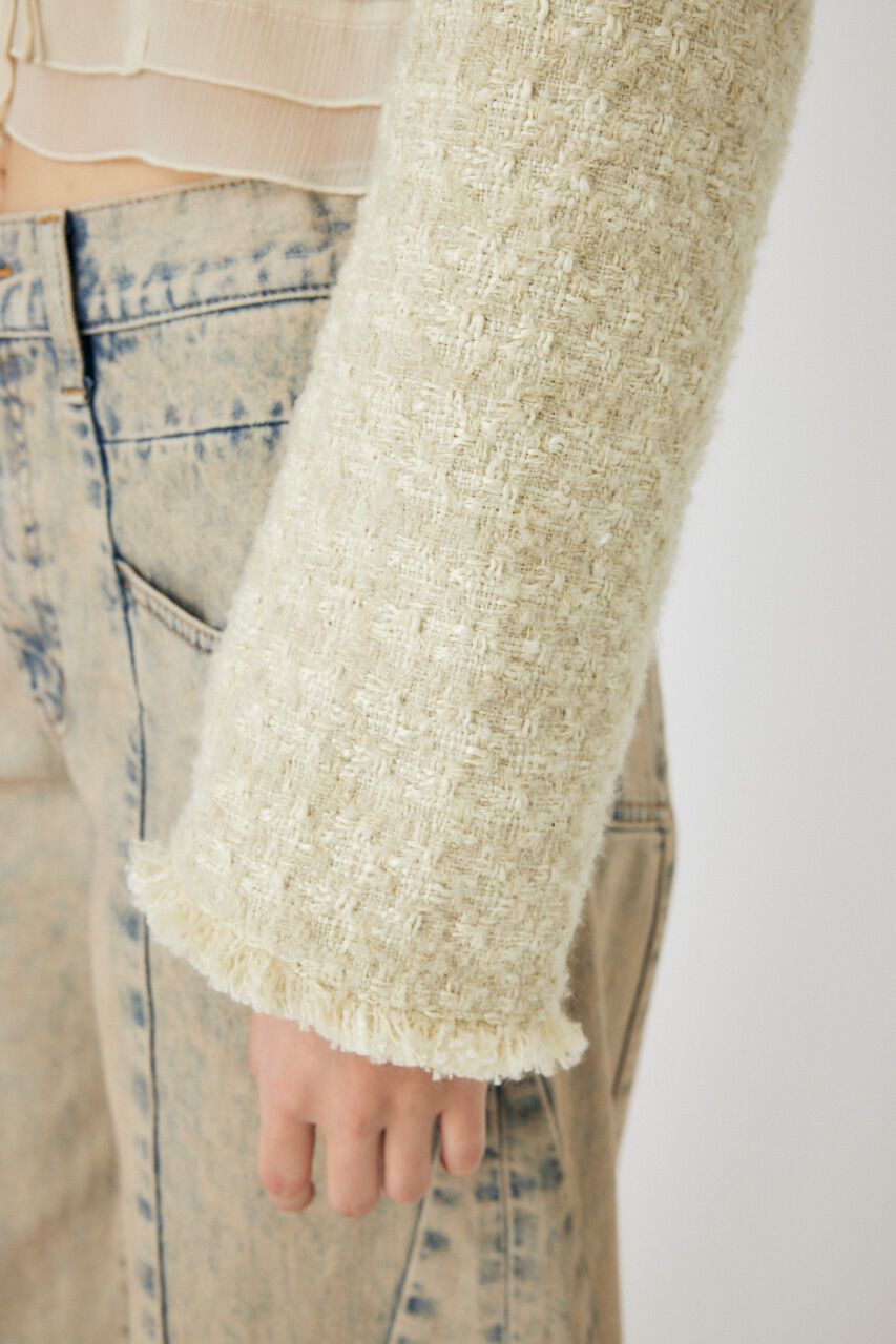MOUSSY「BELTED TWEED ボレロ」|その他|