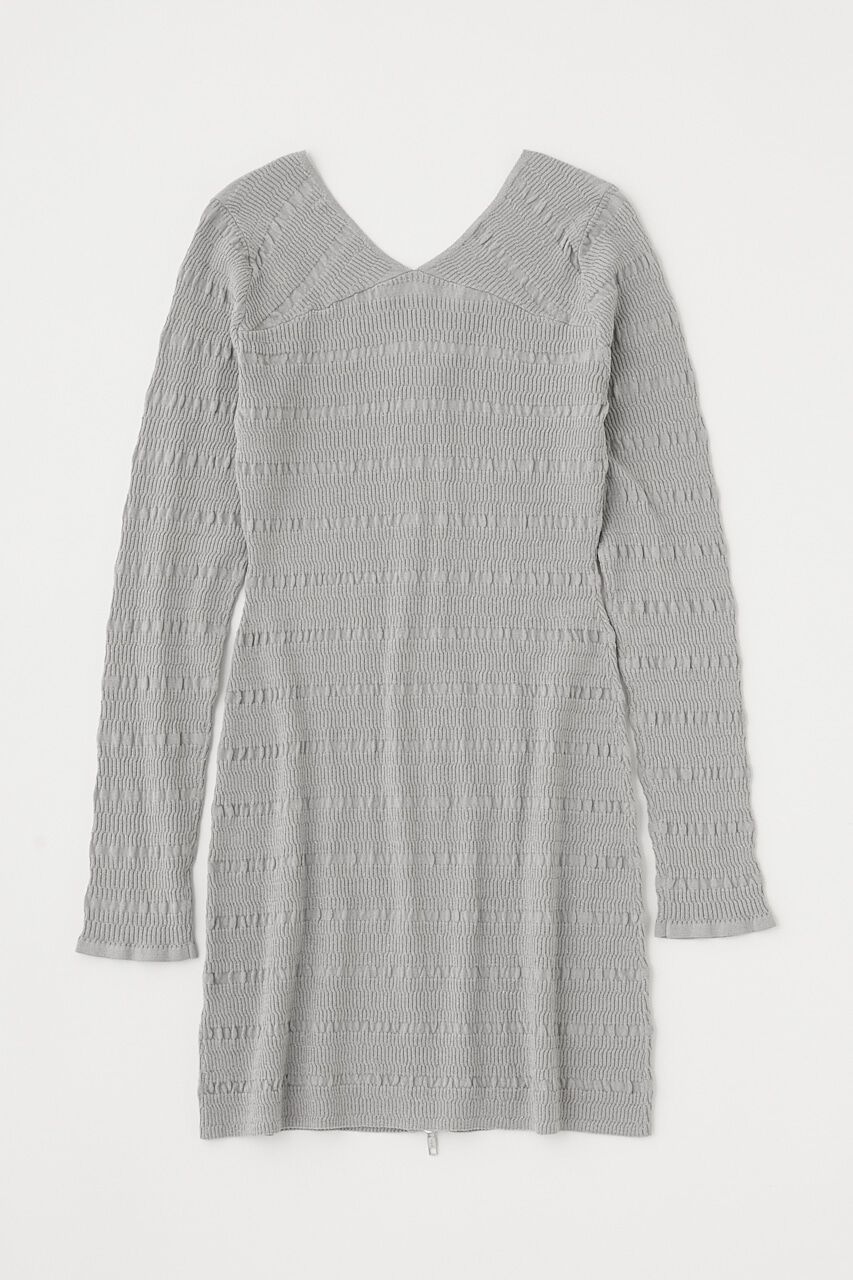 MOUSSY「OPEN STITCH KNIT MINI ドレス」|ワンピース|