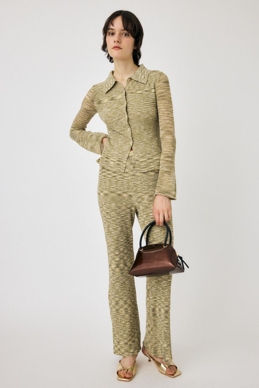 MOUSSY「MULTI BORDER ニットパンツ」|その他|