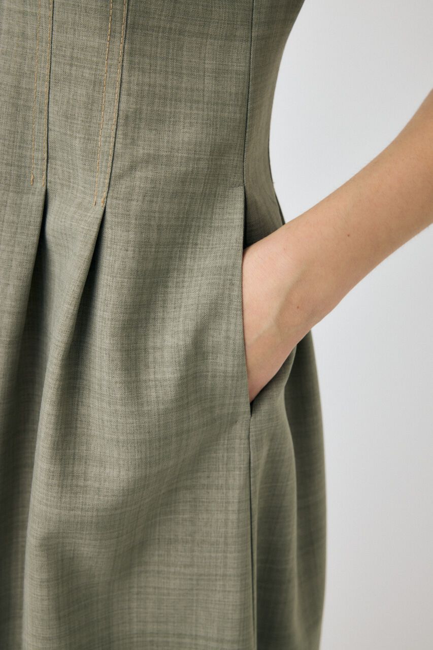 MOUSSY「COLOR STITCH ドレス」|ワンピース|