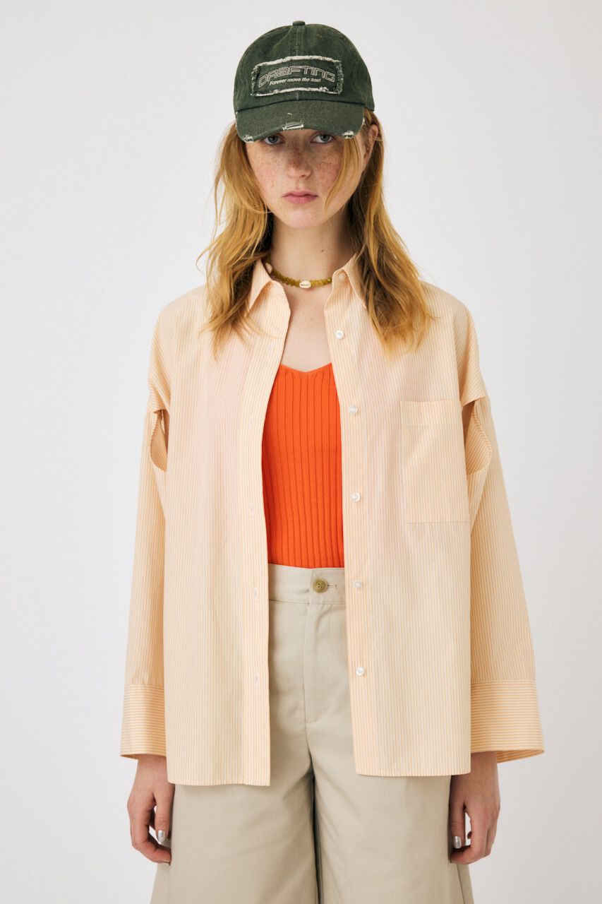 MOUSSY「ARM SLIT OVER シャツ」|シャツ・ブラウス|