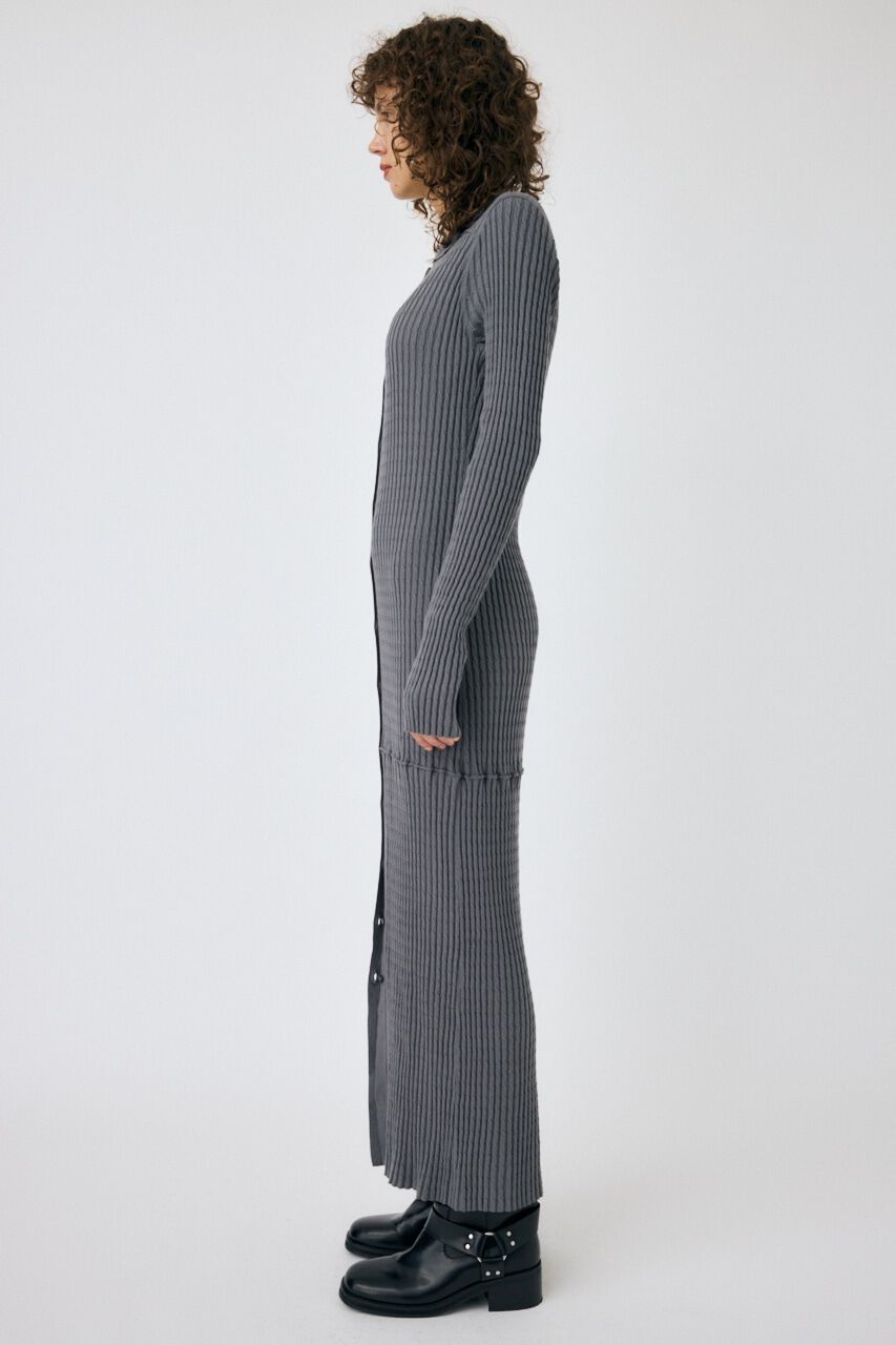 MOUSSY「CABLE KNIT ロングドレス」|ワンピース|