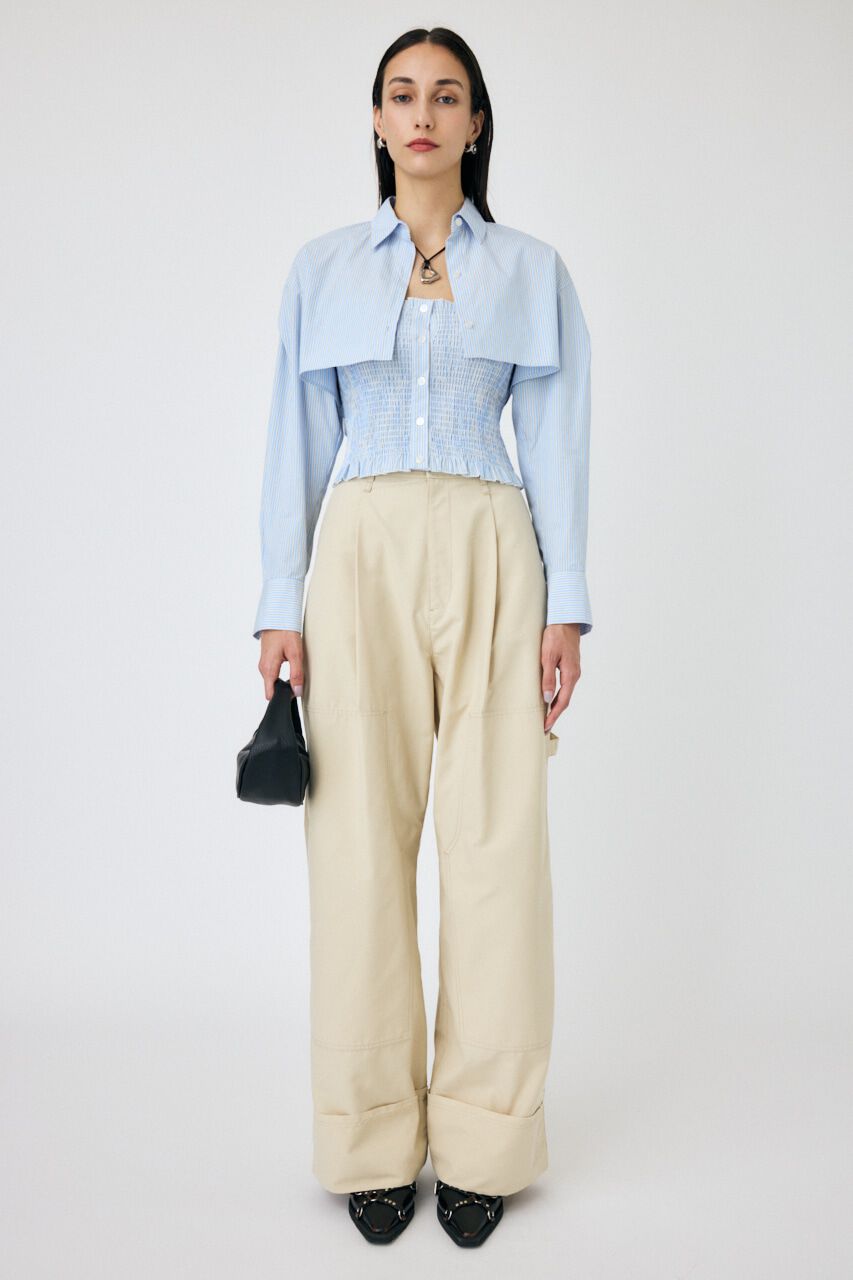 MOUSSY「DOUBLE KNEE タックパンツ」|その他|