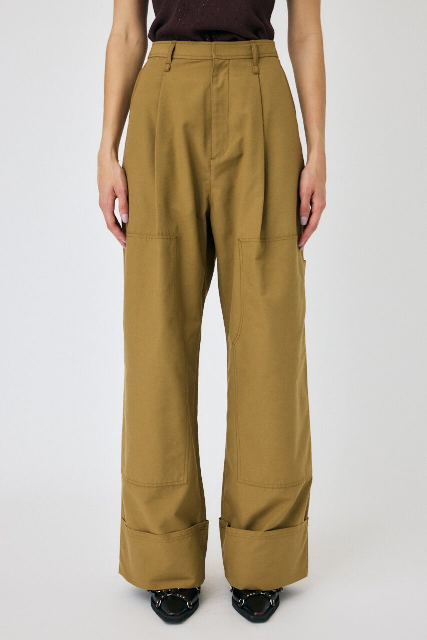 MOUSSY「DOUBLE KNEE タックパンツ」|その他|