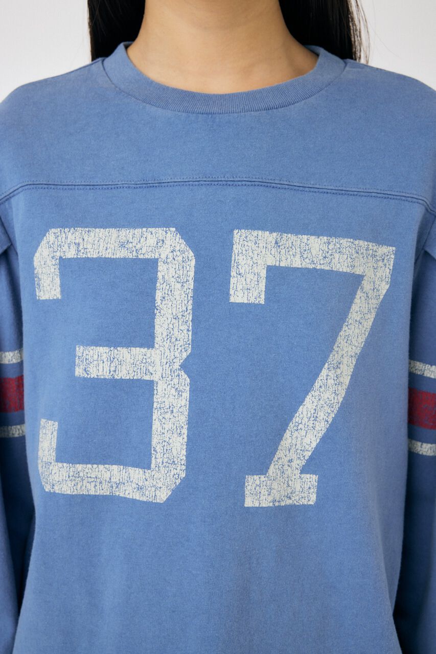 MOUSSY「NUMBERING VINTAGE ロンT」|Tシャツ・カットソー|