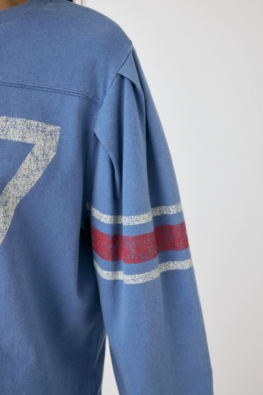 MOUSSY「NUMBERING VINTAGE ロンT」|Tシャツ・カットソー|