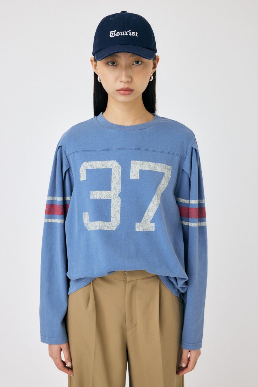 MOUSSY「NUMBERING VINTAGE ロンT」|Tシャツ・カットソー|