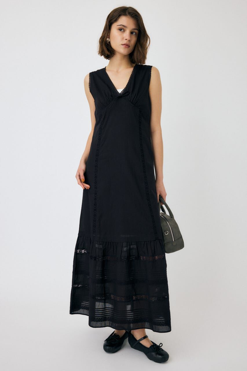 MOUSSY「LACE LONG ドレス」|ワンピース|