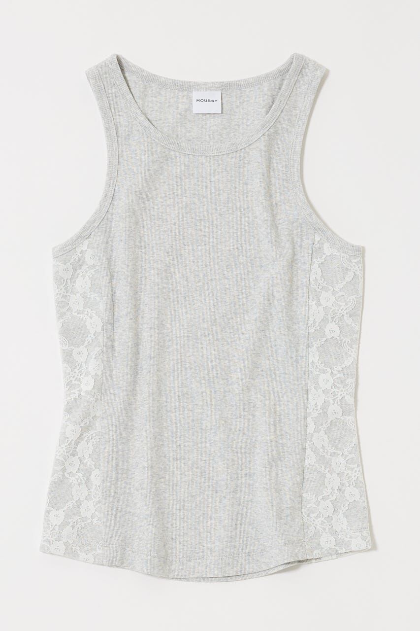 MOUSSY「LACE DOCKING タンクトップ」|タンクトップ|