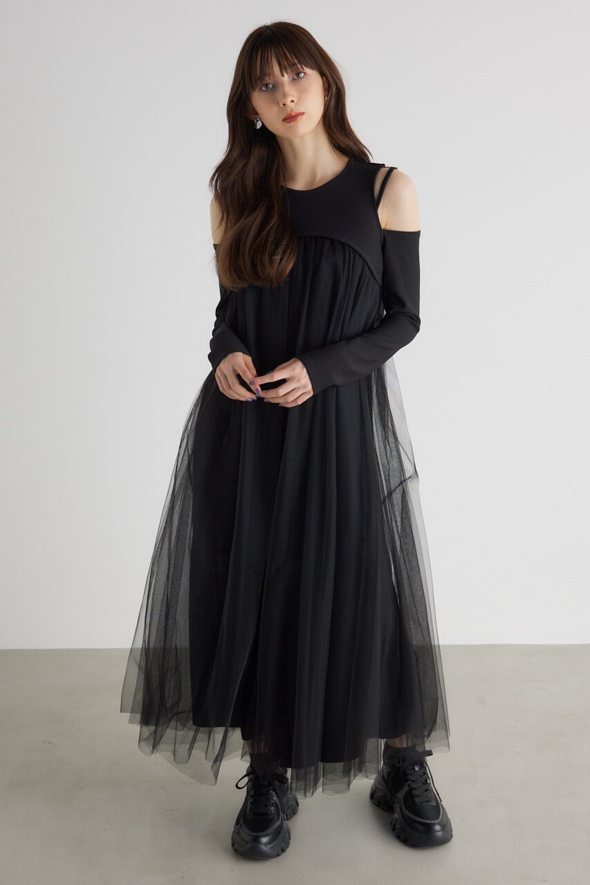 rienda「チュールコンビフレア OP」|ワンピース|