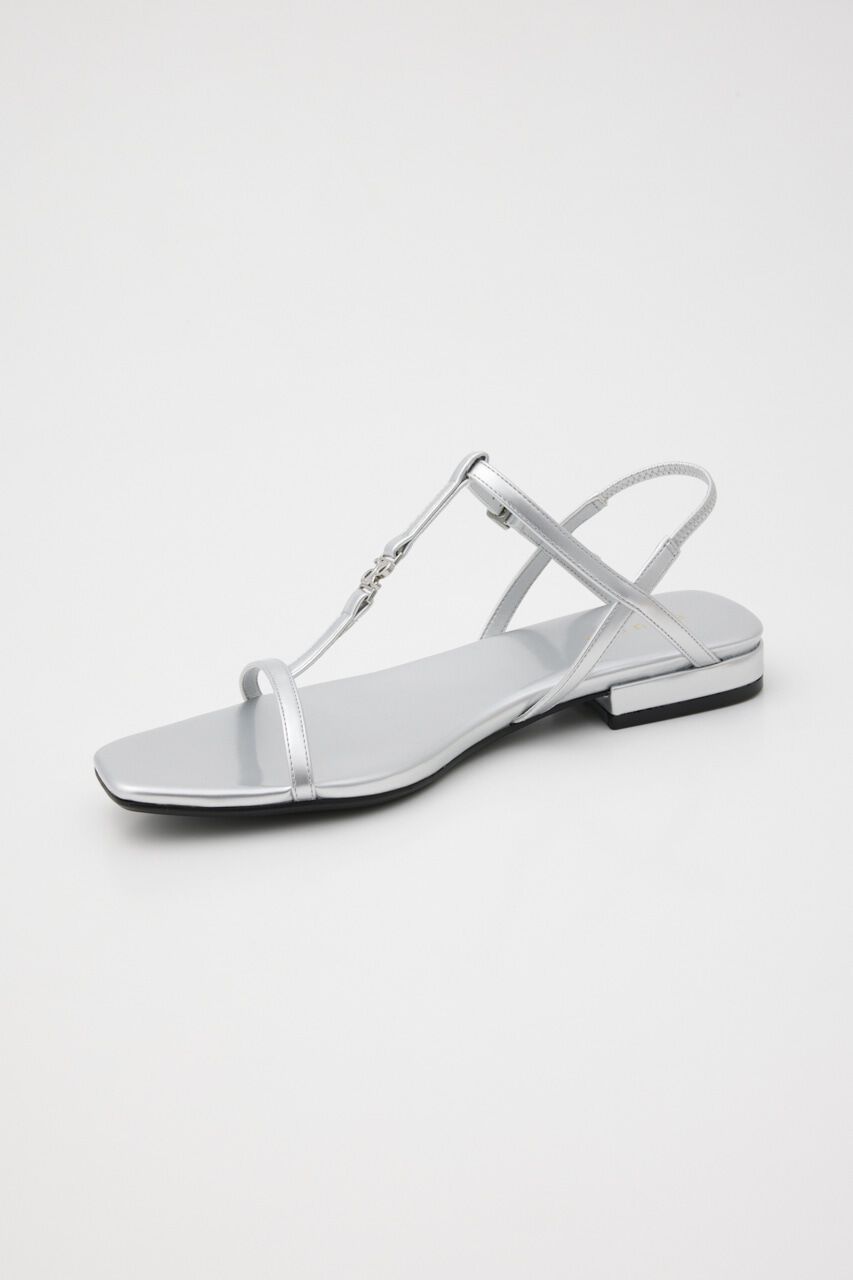 rienda「RRロゴフラットサンダル」|サンダル|