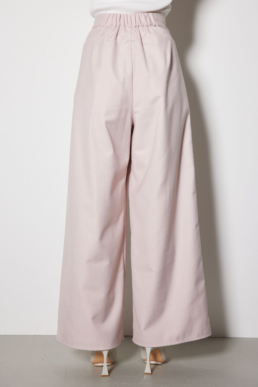 rienda「レイヤードベルトジャストウエストパンツ」|その他|