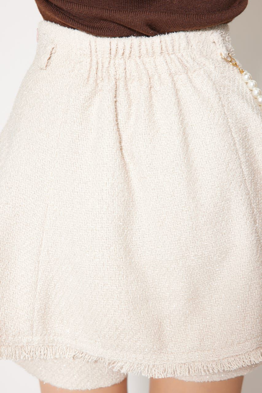 rienda「ツイードフレアスコートショートパンツ」|その他|