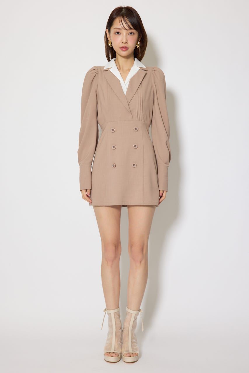 rienda「2WAYテーラーWカラーワンピース」|ワンピース|