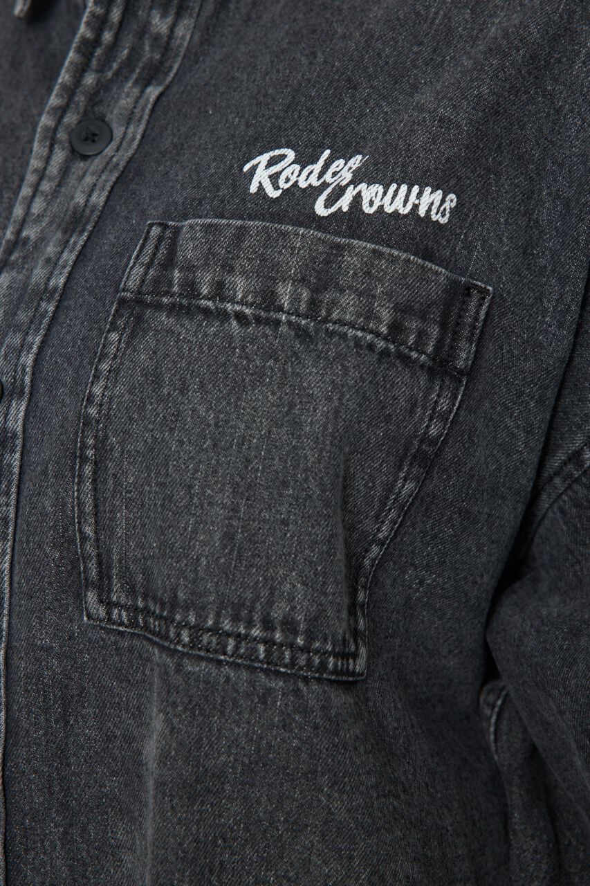 RODEO CROWNS「ATTRACTIVEミリタリーシャツワンピース」|ワンピース|