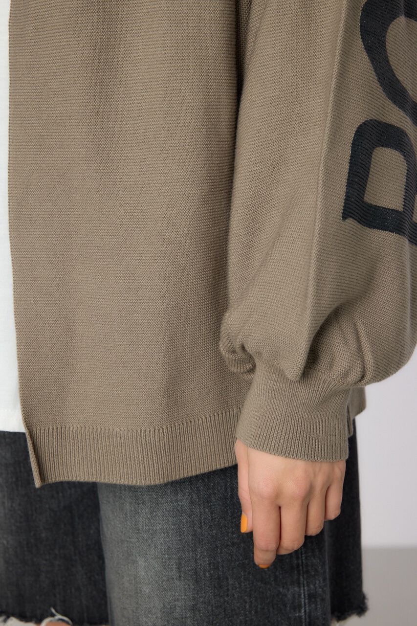 RODEO CROWNS「バックロゴドルマンニットカーディガン」|ニット・セーター|