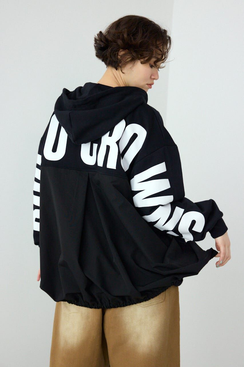 RODEO CROWNS「ドッキングロゴZIPパーカー」|パーカー|BLK