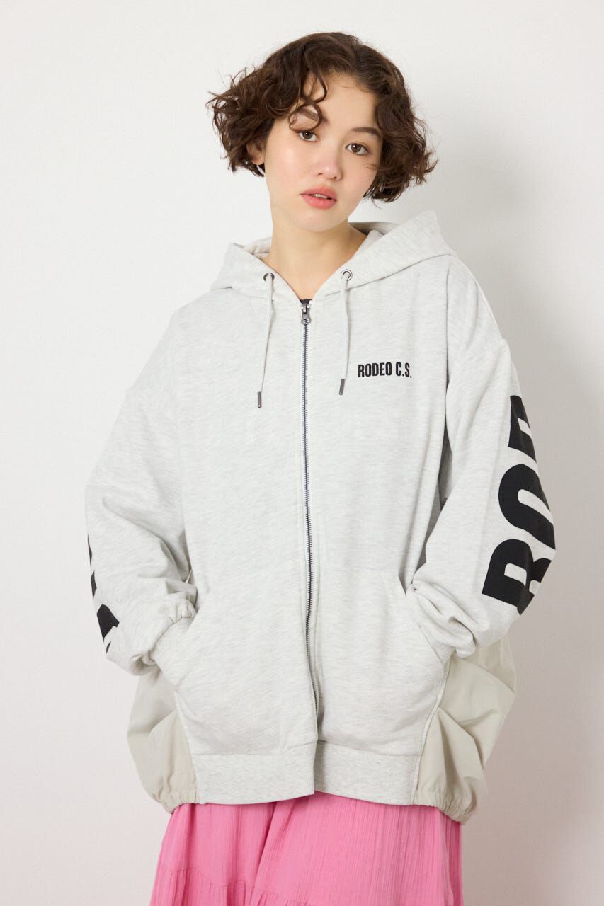 RODEO CROWNS「ドッキングロゴZIPパーカー」|パーカー|L/T.GRY1
