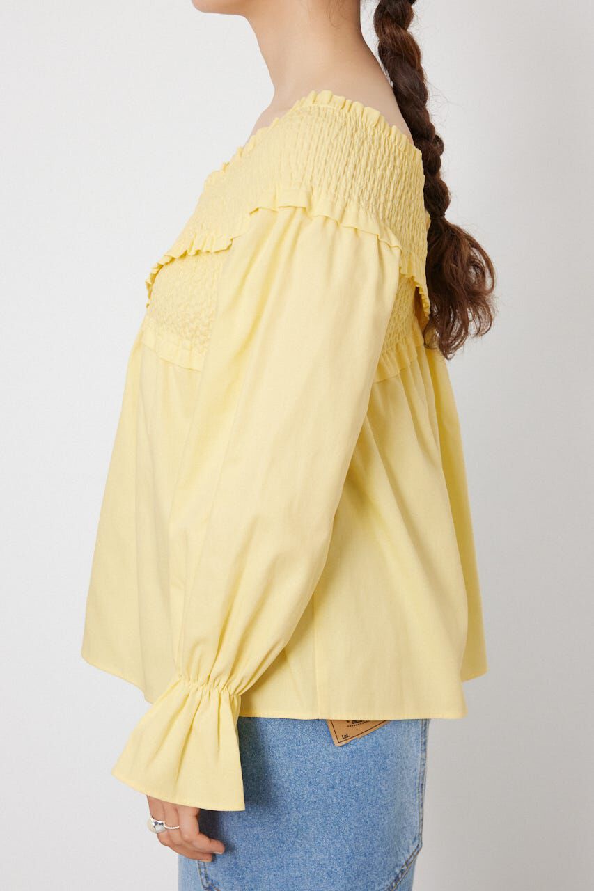 RODEO CROWNS「シャーリング2WAYトップス」|シャツ・ブラウス|