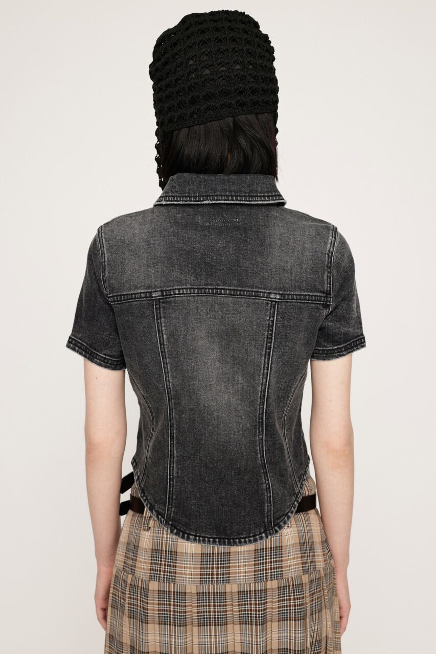 SLY「OVERDYE COMPACT CROP TOPS-BE」|シャツ・ブラウス|