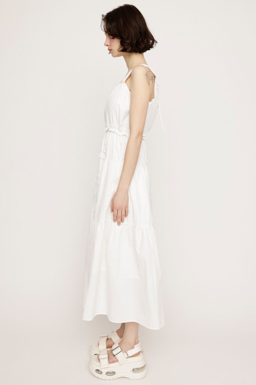 SLY「ASYMMETRY FRILL ロングワンピース」|ワンピース|