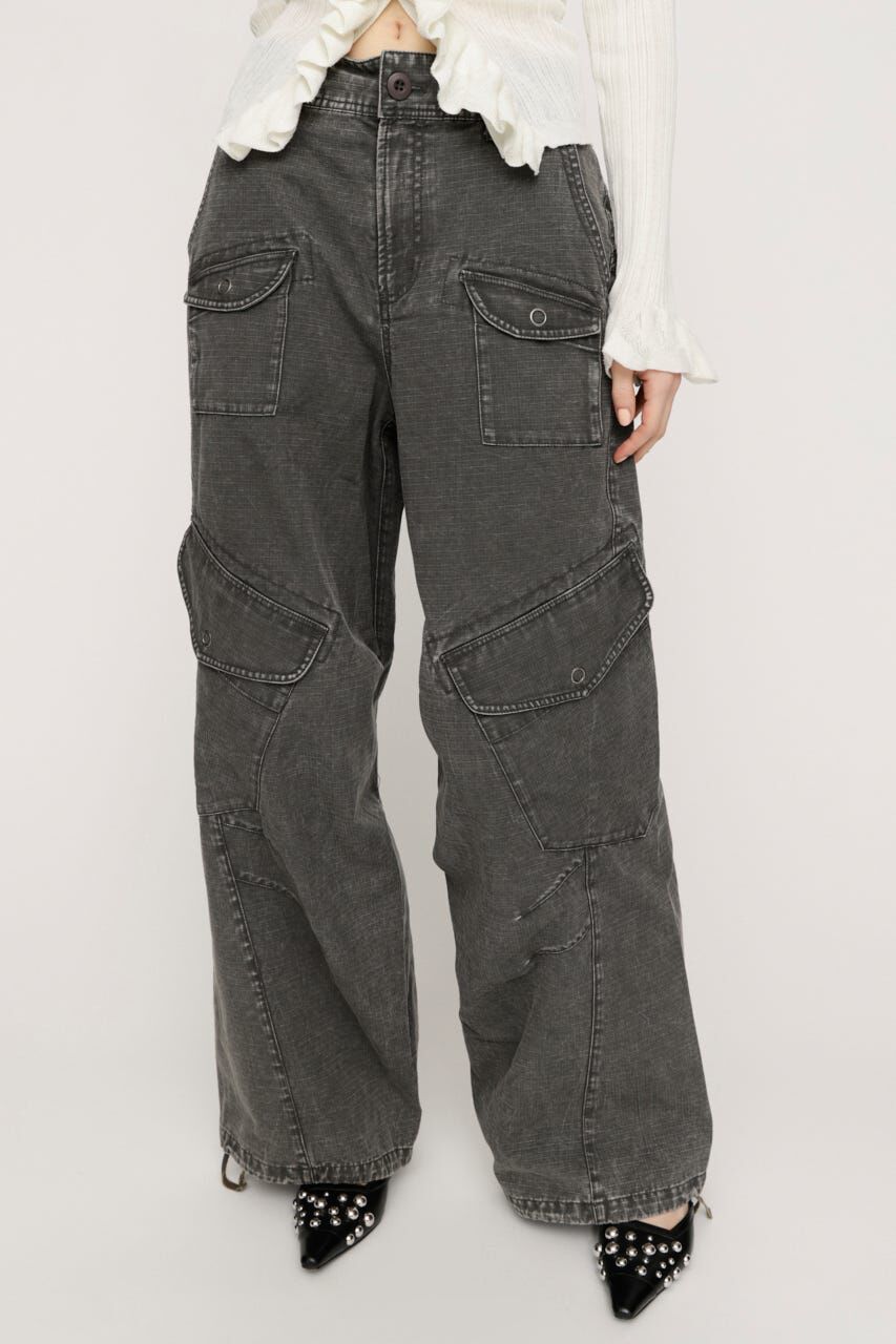 SLY「BIG PK MILITARY パンツ」|その他|L/BLK1