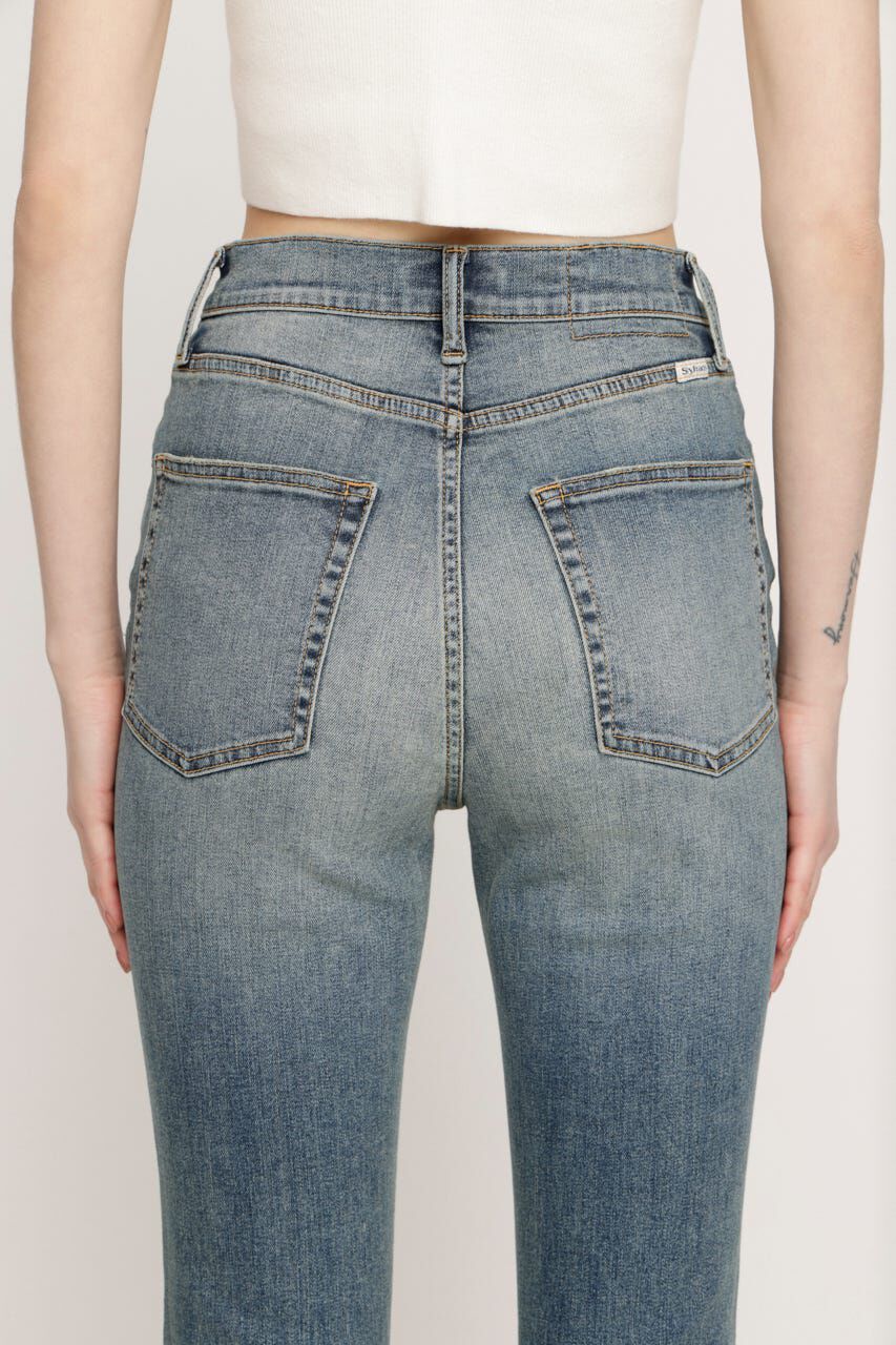 SLY「HW FLARE PT WITH ROICA（R）EF」|デニム|