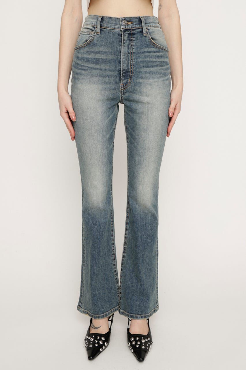 SLY「HW FLARE PT WITH ROICA（R）EF」|デニム|