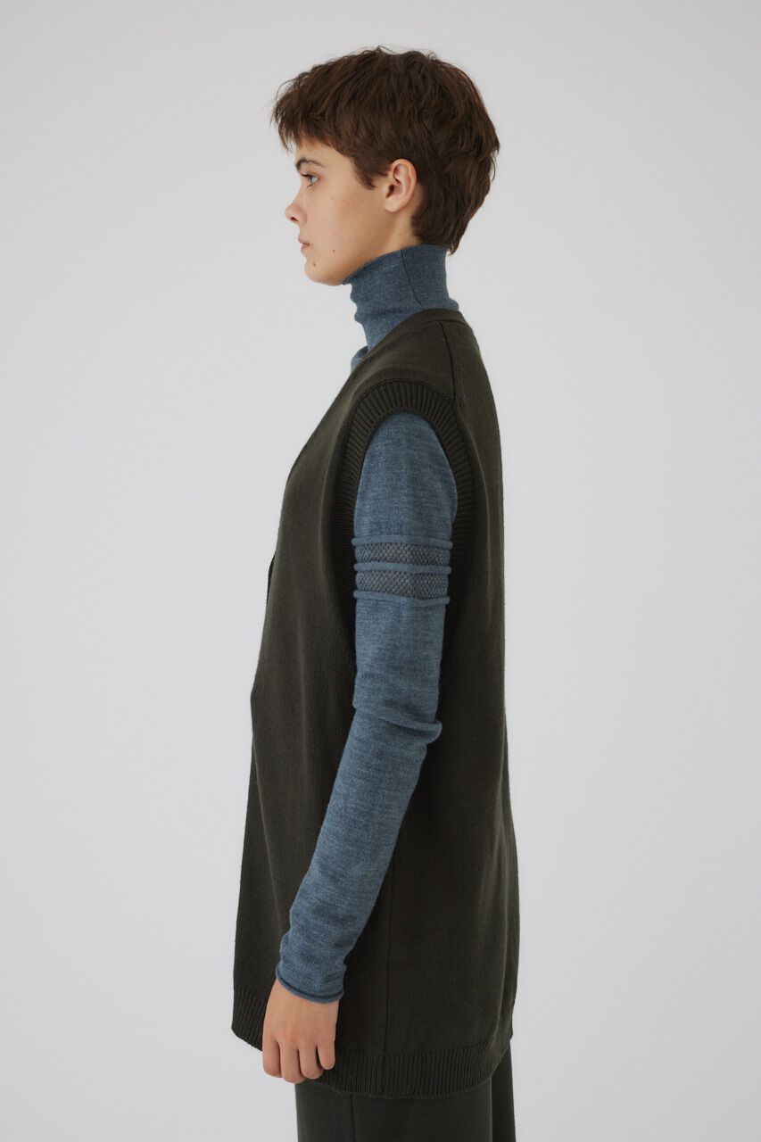 RIM.ARK 「4type long knit vest」|ダウンベスト・ベスト|