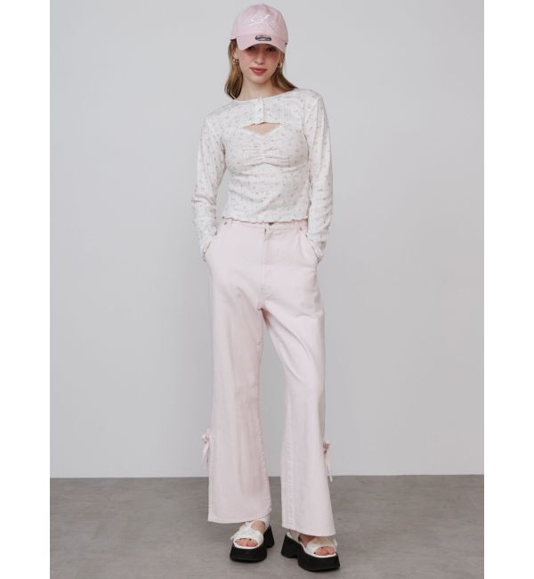 CALNAMUR「PETIT FLOWER ENSEMBLE/小花柄アンサンブル」|Tシャツ・カットソー|