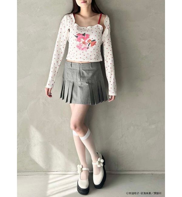 CALNAMUR「【東京ミュウミュウコラボ】ミュウイチゴSET TOPS」|Tシャツ・カットソー|