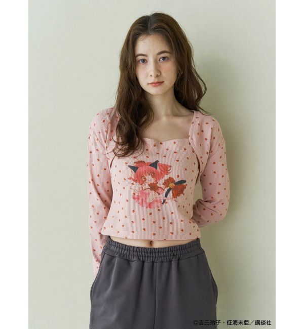 CALNAMUR「【東京ミュウミュウコラボ】ミュウイチゴSET TOPS」|Tシャツ・カットソー|