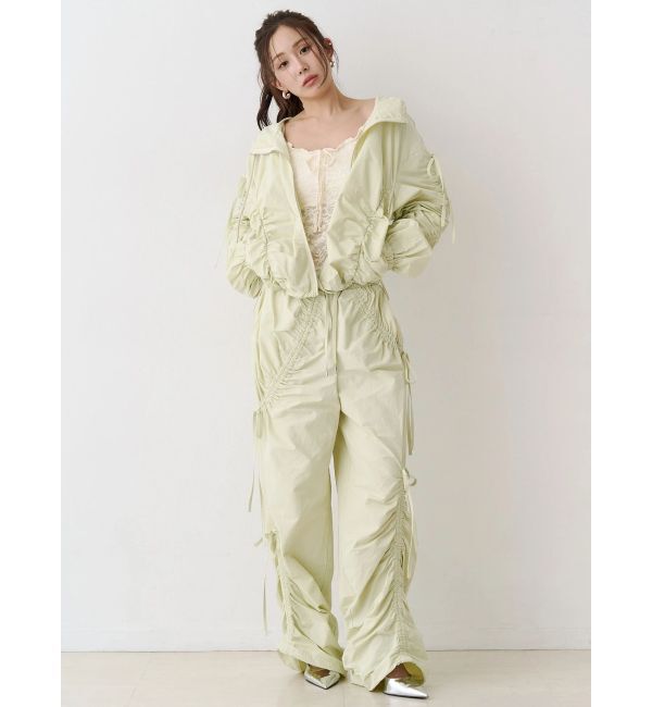 CALNAMUR「ギャザーボリュームブルゾン」|ブルゾン・スタジャン|