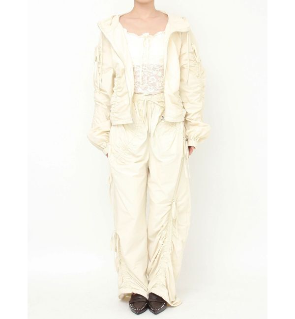 CALNAMUR「ギャザーボリュームブルゾン」|ブルゾン・スタジャン|