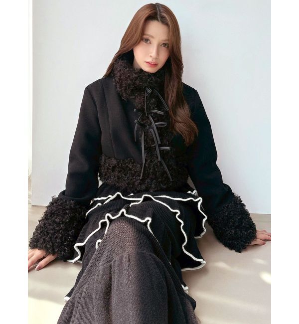 RESEXXY「ポイントフェイクファーブルゾン」|ブルゾン・スタジャン|