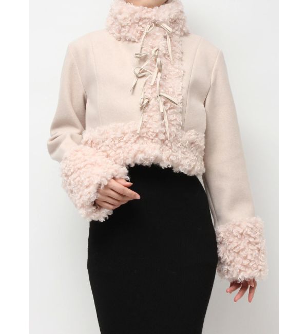 RESEXXY「ポイントフェイクファーブルゾン」|ブルゾン・スタジャン|