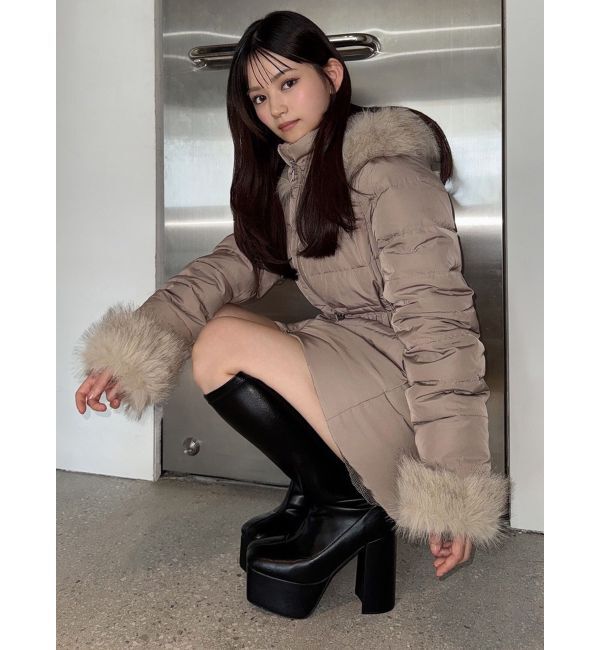 RESEXXY「フード付きダウンコート【完売サイズは品番：1526100221で販売中】」|ダウン|