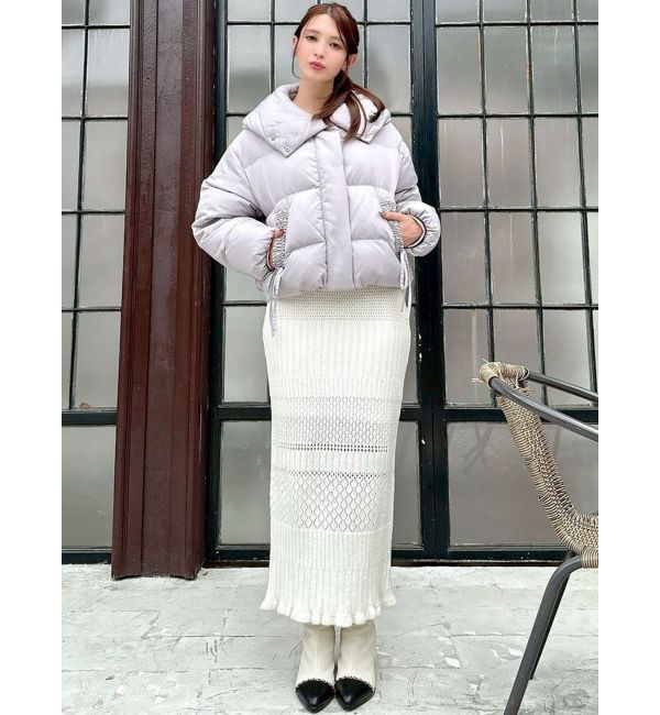 RESEXXY「リボンデザインダウンジャケット」|ダウン|