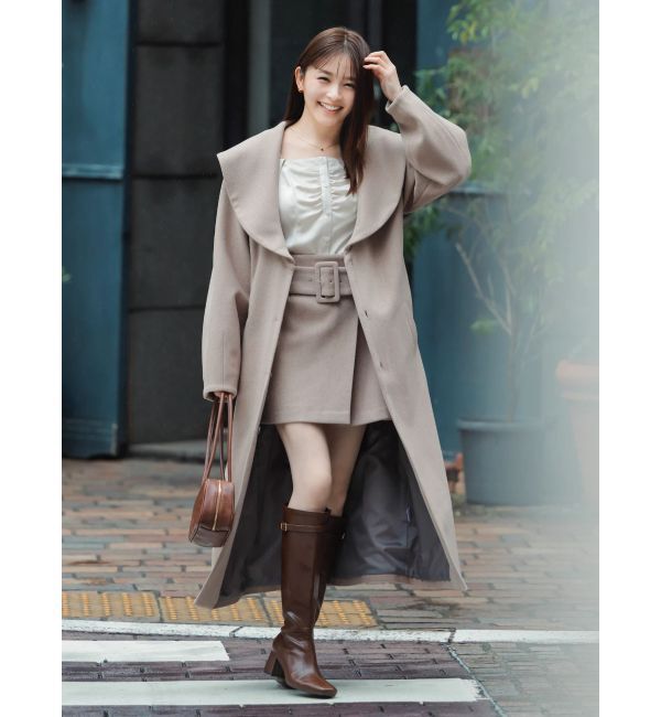 dazzlin「【久間田琳加コラボ】ビッグベルトコンパクトミニスカート」|スカート|