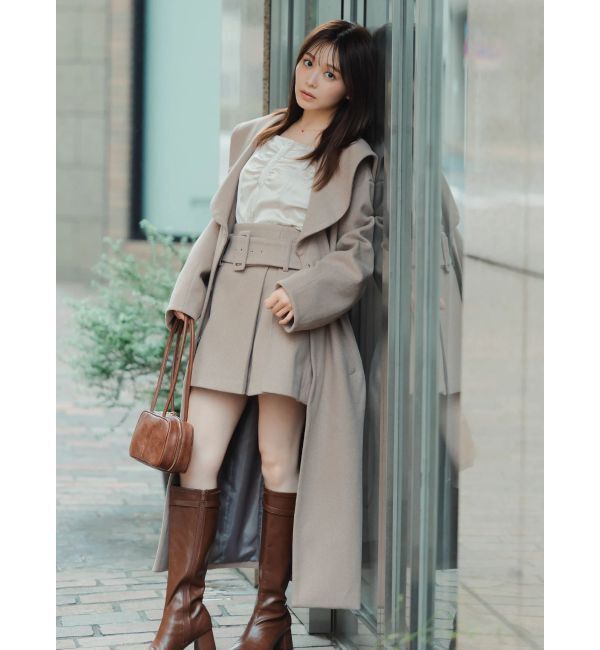 dazzlin「【久間田琳加コラボ】ビッグベルトコンパクトミニスカート」|スカート|