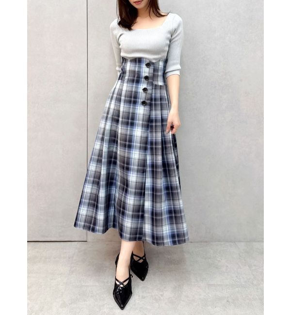 dazzlin「バックレースアップタイトニット」|ニット・セーター|