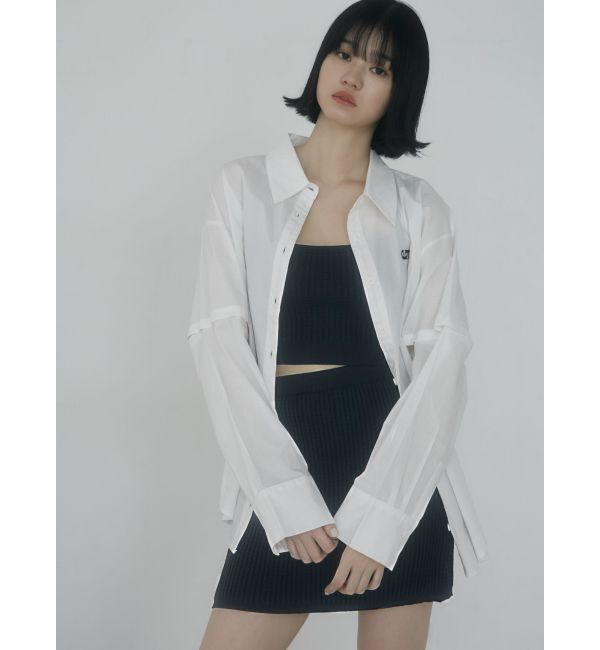 EMODA「ミニマルリブスカート」|スカート|