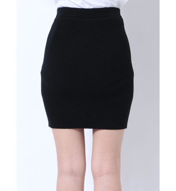 EMODA「ミニマルリブスカート」|スカート|