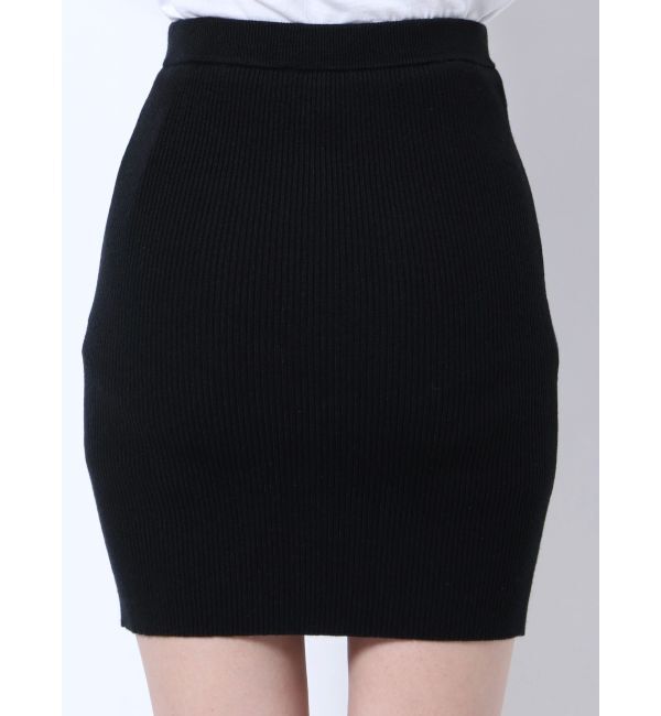 EMODA「ミニマルリブスカート」|スカート|